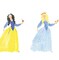 Princesses Wall Stencil | 2846 by Designer Stencils | Reusable Art Craft Stencils for Painting on Walls, Canvas, Wood | Reusable Plastic Paint Stencil for Home Makeover | Easy to Use & Clean Art Stencil